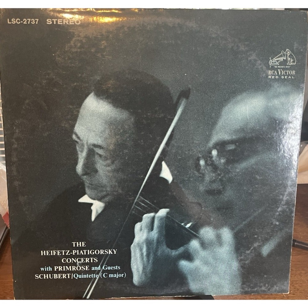 1964 NM/NM+ Heifetz/Piatigorsky Concerts With Primrose and Guests Classical LP